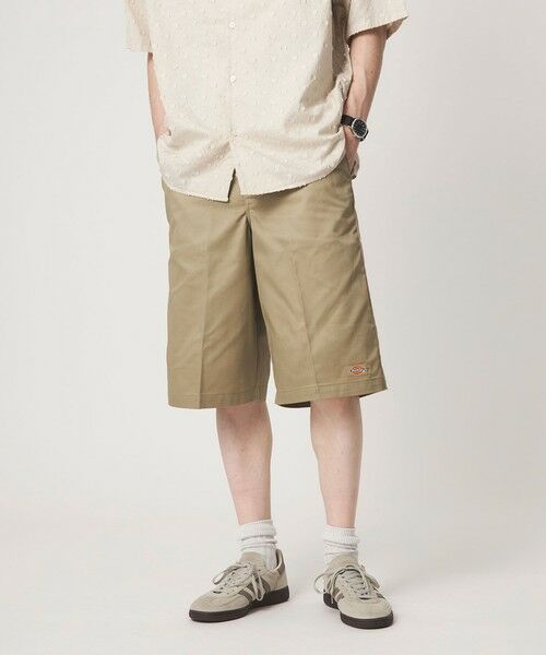green label relaxing / グリーンレーベル リラクシング ショート・ハーフ・半端丈パンツ | <Dickies>TCツイル イージー ショーツ ショートパンツ(BEIGE)