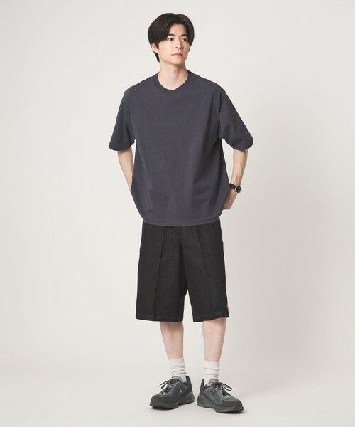green label relaxing / グリーンレーベル リラクシング ショート・ハーフ・半端丈パンツ | ＜Dickies＞デニム イージー ショーツ ショートパンツ | 詳細1