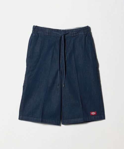 green label relaxing / グリーンレーベル リラクシング ショート・ハーフ・半端丈パンツ | ＜Dickies＞デニム イージー ショーツ ショートパンツ（NAVY）