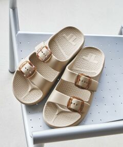 green label relaxing / グリーンレーベル リラクシング サンダル | 【別注】＜TELIC×Begin×GLR＞ ダブル バックル サンダル