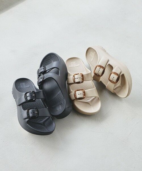 green label relaxing / グリーンレーベル リラクシング サンダル | 【別注】＜TELIC×Begin×GLR＞ ダブル バックル サンダル | 詳細1