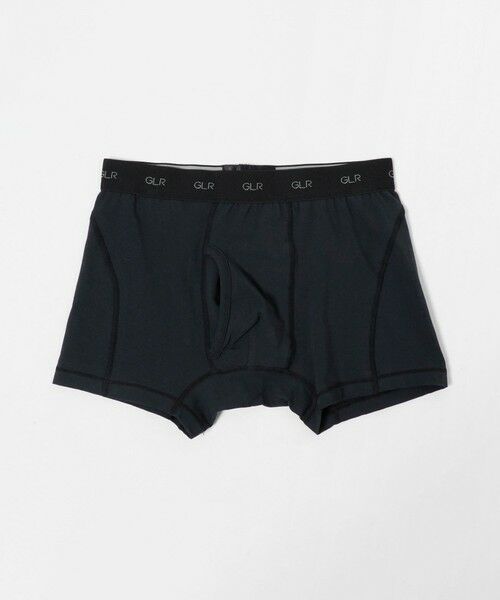 green label relaxing / グリーンレーベル リラクシング ボクサーパンツ・ブリーフ | ファイン オーガニック ソリッド ボクサーパンツ（BLACK）