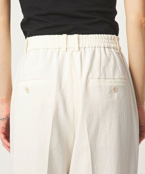 green label relaxing / グリーンレーベル リラクシング その他パンツ | ［size SHORT/TALLあり］2タック ワイド パンツ ホワイト | 詳細11