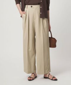 green label relaxing / グリーンレーベル リラクシング その他パンツ | ［size SHORT/TALLあり］2タック ワイド パンツ UVカット 接触冷感 吸水速乾