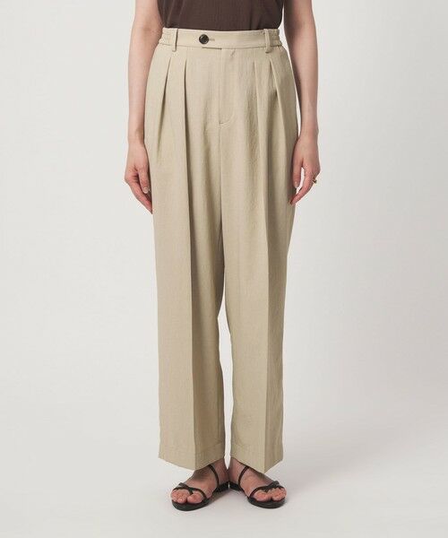 green label relaxing / グリーンレーベル リラクシング その他パンツ | ［size SHORT/TALLあり］2タック ワイド パンツ UVカット 接触冷感 吸水速乾 | 詳細11