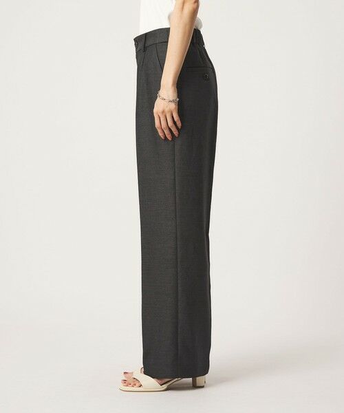 green label relaxing / グリーンレーベル リラクシング その他パンツ | ［size SHORT/TALLあり］リネンライク セミフレア パンツ | 詳細7
