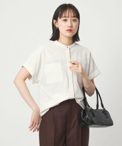 green label relaxing / グリーンレーベル リラクシング シャツ・ブラウス | Breeze Cool ポケット シャツ マシンウォッシャブル 吸水速乾 通気性 UVカット