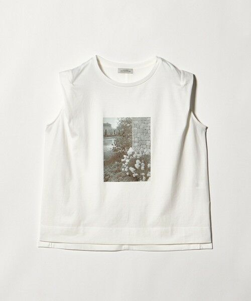 green label relaxing / グリーンレーベル リラクシング カットソー（半袖以外） | フォトプリント フレンチスリーブ Tシャツ 接触冷感 | 詳細15