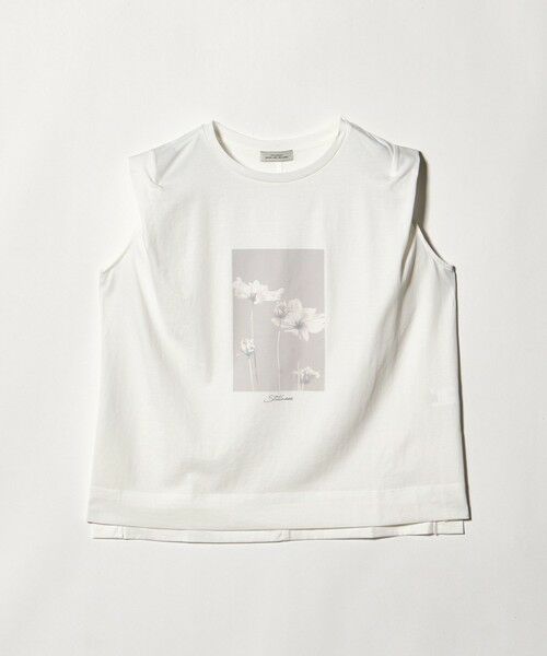 green label relaxing / グリーンレーベル リラクシング カットソー（半袖以外） | フォトプリント フレンチスリーブ Tシャツ 接触冷感 | 詳細27
