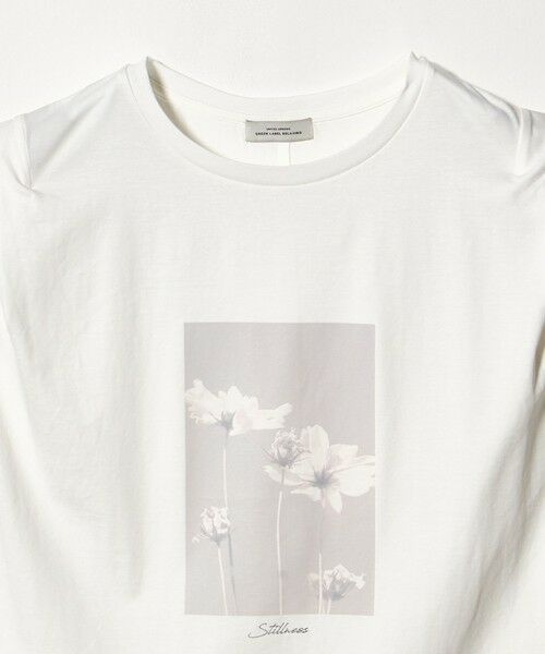 green label relaxing / グリーンレーベル リラクシング カットソー（半袖以外） | フォトプリント フレンチスリーブ Tシャツ 接触冷感 | 詳細28