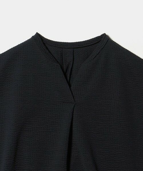 green label relaxing / グリーンレーベル リラクシング カットソー | サッカー タック フレンチスリーブ カットソー UVカット | 詳細3