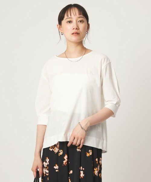 green label relaxing / グリーンレーベル リラクシング Tシャツ | フォルム スリーブ Tシャツ | 詳細1