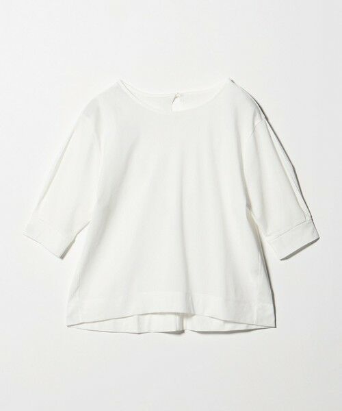 green label relaxing / グリーンレーベル リラクシング Tシャツ | フォルム スリーブ Tシャツ（OFF WHITE）