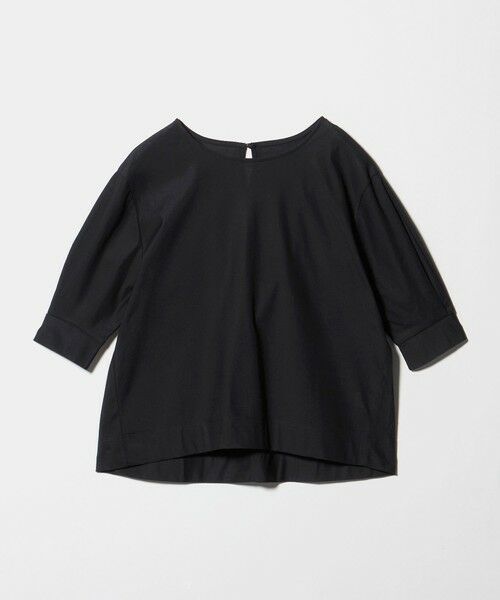 green label relaxing / グリーンレーベル リラクシング Tシャツ | フォルム スリーブ Tシャツ（BLACK）