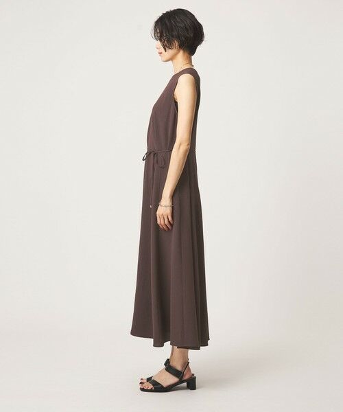 green label relaxing / グリーンレーベル リラクシング ロング・マキシ丈ワンピース | ［size SHORTあり］ジョーゼット テント ワンピース マシンウォッシャブル 接触冷感 | 詳細13