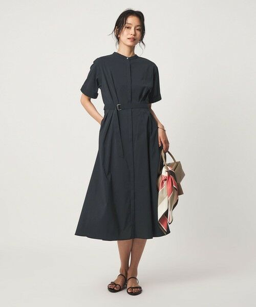 green label relaxing / グリーンレーベル リラクシング ロング・マキシ丈ワンピース | ベルト フレア ワンピース マシンウォッシャブル 吸水速乾 | 詳細20