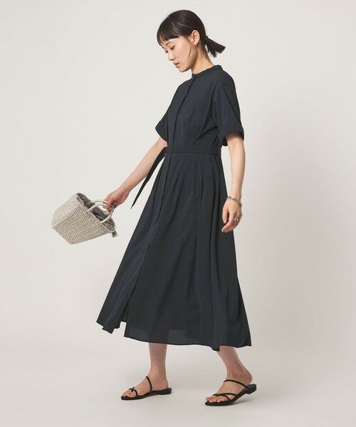 green label relaxing / グリーンレーベル リラクシング ロング・マキシ丈ワンピース | ベルト フレア ワンピース マシンウォッシャブル 吸水速乾 | 詳細24