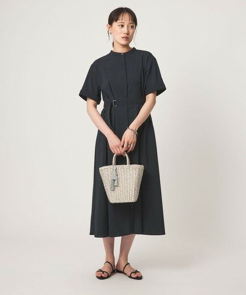green label relaxing / グリーンレーベル リラクシング ロング・マキシ丈ワンピース | ベルト フレア ワンピース マシンウォッシャブル 吸水速乾 | 詳細23