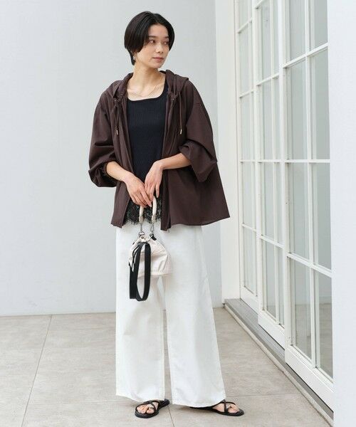 green label relaxing / グリーンレーベル リラクシング シャツ・ブラウス | ［size SHORTあり］フード ギャザー シャツ  UVカット 通気性 吸水速乾 | 詳細26