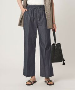 green label relaxing / グリーンレーベル リラクシング その他パンツ | ［size SHORT/TALLあり］ライト デニム ニーハイフレアパンツ