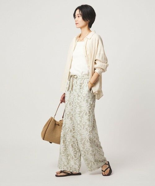 green label relaxing / グリーンレーベル リラクシング その他パンツ | ジャガード パンツ | 詳細4