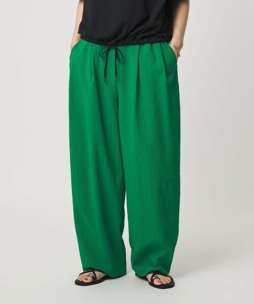 green label relaxing / グリーンレーベル リラクシング その他パンツ | 【WEB限定】<at ease>カラミ カーブ パンツ(KELLY)