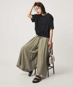 green label relaxing / グリーンレーベル リラクシング その他パンツ | 【WEB限定】＜at ease＞ボイル キュロット パンツ