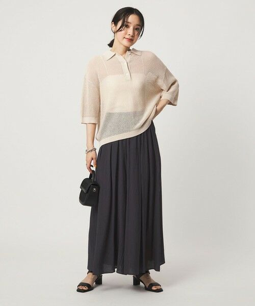 green label relaxing / グリーンレーベル リラクシング その他パンツ | 【WEB限定】＜at ease＞ボイル キュロット パンツ | 詳細3