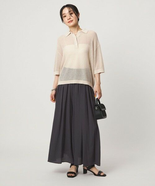green label relaxing / グリーンレーベル リラクシング その他パンツ | 【WEB限定】＜at ease＞ボイル キュロット パンツ | 詳細6