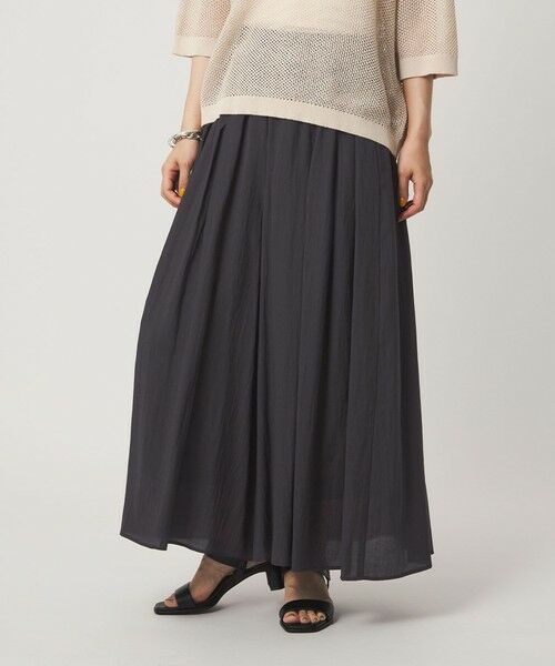 green label relaxing / グリーンレーベル リラクシング その他パンツ | 【WEB限定】＜at ease＞ボイル キュロット パンツ | 詳細1