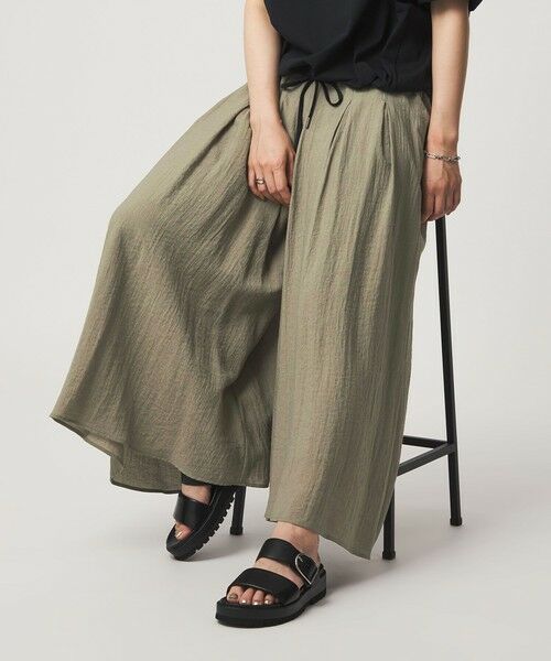 green label relaxing / グリーンレーベル リラクシング その他パンツ | 【WEB限定】＜at ease＞ボイル キュロット パンツ | 詳細8