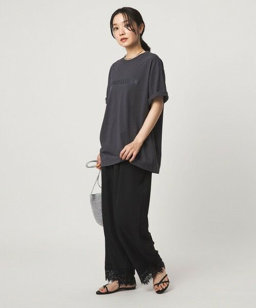 green label relaxing / グリーンレーベル リラクシング その他パンツ | 【WEB限定】＜at ease＞スソ レース パンツ | 詳細4