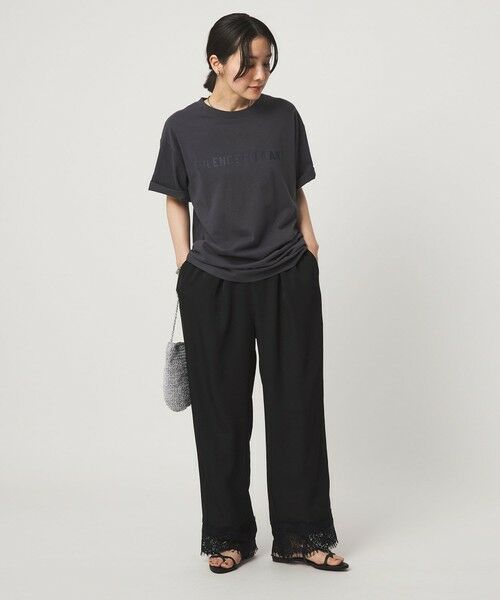 green label relaxing / グリーンレーベル リラクシング その他パンツ | 【WEB限定】＜at ease＞スソ レース パンツ | 詳細5