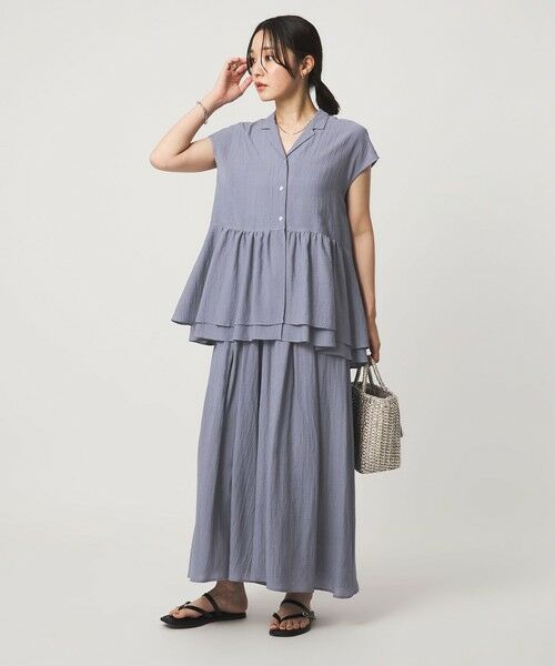 green label relaxing / グリーンレーベル リラクシング シャツ・ブラウス | 【WEB限定】＜at ease＞ペプラム ブラウス | 詳細27