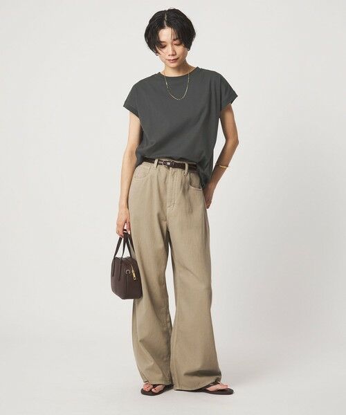 green label relaxing / グリーンレーベル リラクシング カットソー | バックスリット   プルオーバー カットソー 制菌 | 詳細10