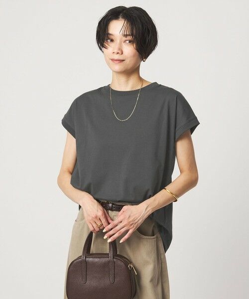 green label relaxing / グリーンレーベル リラクシング カットソー | バックスリット   プルオーバー カットソー 制菌 | 詳細7