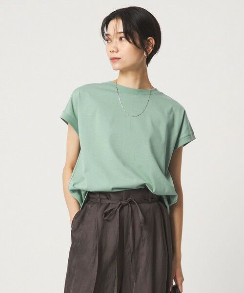green label relaxing / グリーンレーベル リラクシング カットソー | バックスリット   プルオーバー カットソー 制菌 | 詳細18