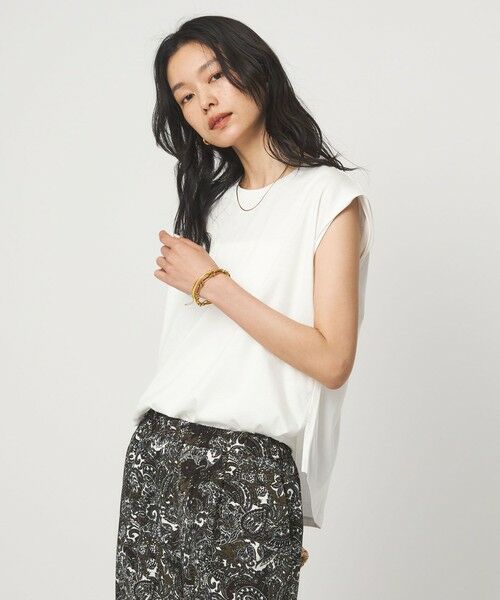 green label relaxing / グリーンレーベル リラクシング カットソー(半袖以外) | フレンチスリーブ Tシャツ 汗染み防止 | 詳細3