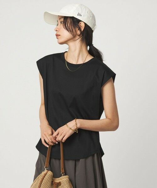 green label relaxing / グリーンレーベル リラクシング カットソー(半袖以外) | フレンチスリーブ Tシャツ 汗染み防止 | 詳細9