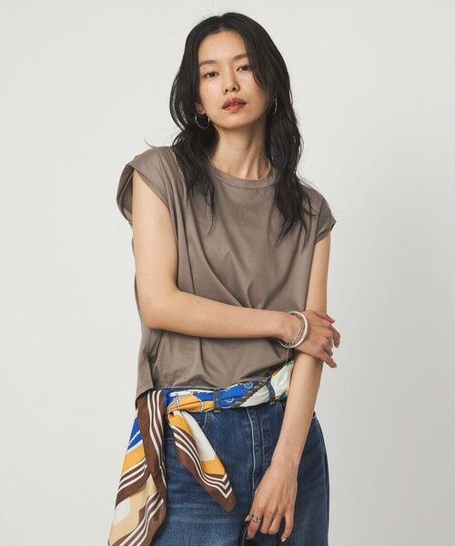 green label relaxing / グリーンレーベル リラクシング カットソー(半袖以外) | フレンチスリーブ Tシャツ 汗染み防止 | 詳細13