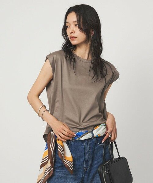 green label relaxing / グリーンレーベル リラクシング カットソー(半袖以外) | フレンチスリーブ Tシャツ 汗染み防止 | 詳細14