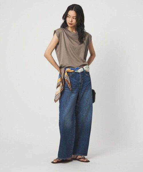 green label relaxing / グリーンレーベル リラクシング カットソー(半袖以外) | フレンチスリーブ Tシャツ 汗染み防止 | 詳細15