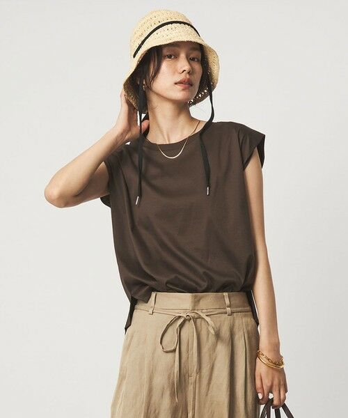 green label relaxing / グリーンレーベル リラクシング カットソー(半袖以外) | フレンチスリーブ Tシャツ 汗染み防止 | 詳細17