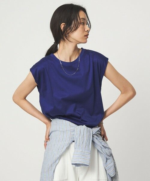 green label relaxing / グリーンレーベル リラクシング カットソー(半袖以外) | フレンチスリーブ Tシャツ 汗染み防止 | 詳細28