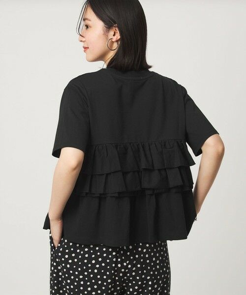 green label relaxing / グリーンレーベル リラクシング カットソー | 【WEB限定】＜at ease＞フロント フリル ショートスリーブ カットソー | 詳細8