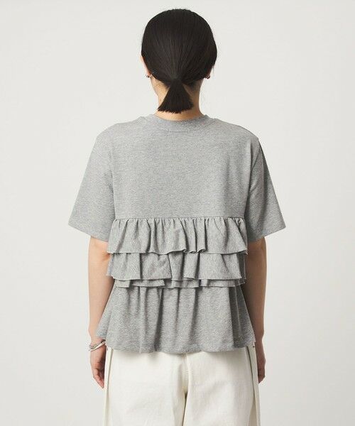 green label relaxing / グリーンレーベル リラクシング カットソー | 【WEB限定】＜at ease＞フロント フリル ショートスリーブ カットソー | 詳細20