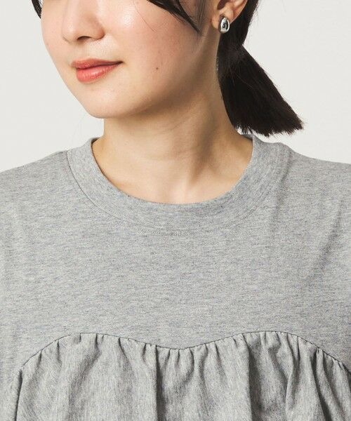green label relaxing / グリーンレーベル リラクシング カットソー | 【WEB限定】＜at ease＞フロント フリル ショートスリーブ カットソー | 詳細21