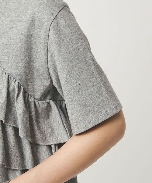 green label relaxing / グリーンレーベル リラクシング カットソー | 【WEB限定】＜at ease＞フロント フリル ショートスリーブ カットソー | 詳細22