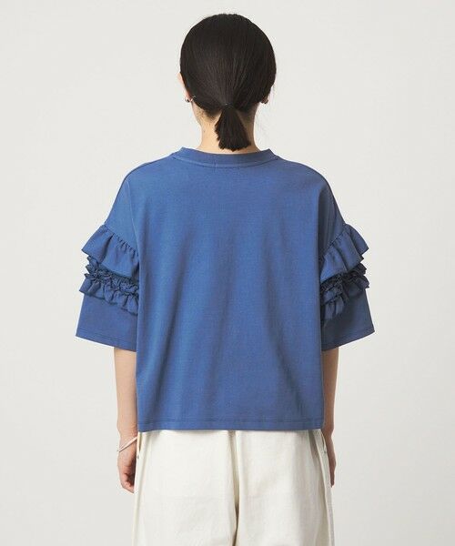 green label relaxing / グリーンレーベル リラクシング カットソー | 【WEB限定】＜at ease＞袖フリル  ショートスリーブ カットソー | 詳細24