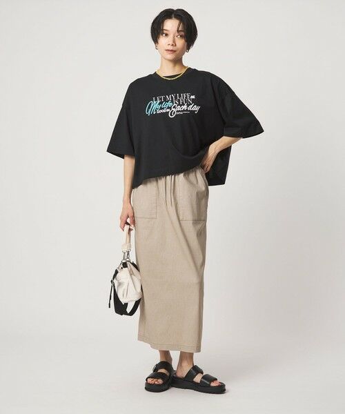 green label relaxing / グリーンレーベル リラクシング Tシャツ | バック タック ロゴ Tシャツ | 詳細11